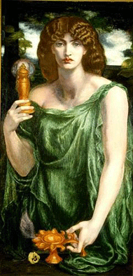 Mnemosyne - Dante G Rosetti